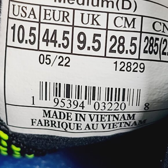 Brooks Men's Ghost Black Blue Anthem 5 Mesh Athletic Running Shoes Size 10.5 - Picture 6 of 7